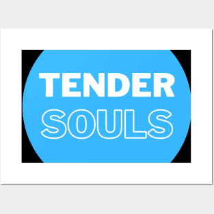 Tender Souls - Blue Posters and Art